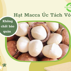 Hạt Macca Úc Tách Vỏ 500gr- Vườn Xanh Nutri