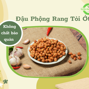Đậu Phộng Rang Tỏi Ớt 1kg - Vườn Xanh Nutri